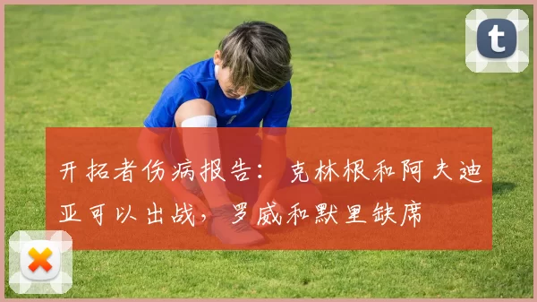 开拓者伤病报告：克林根和阿夫迪亚可以出战，罗威和默里缺席